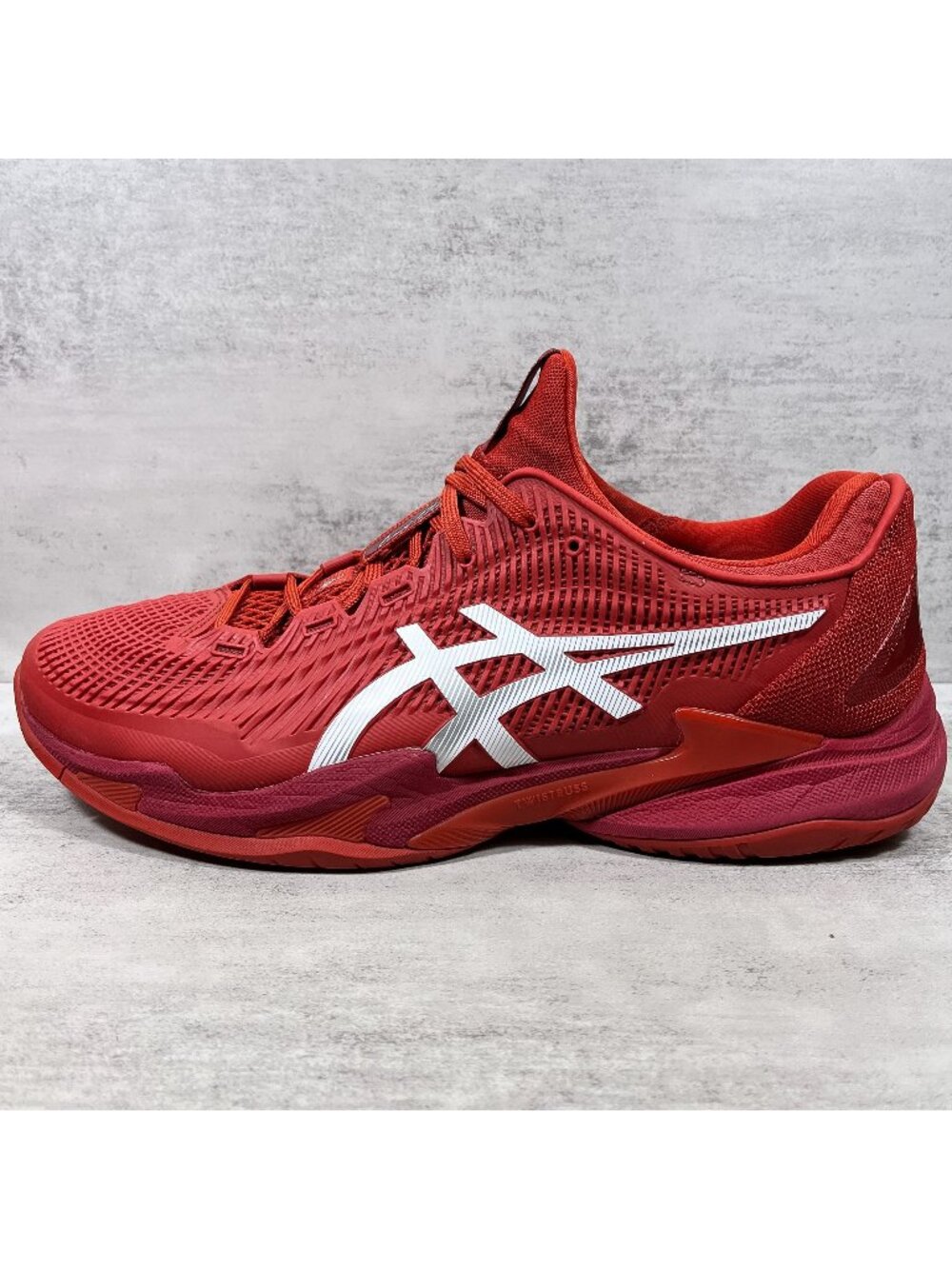 Asics Court FF Novak Djokovic Tennis Shoes - Men's Size 12 - Red